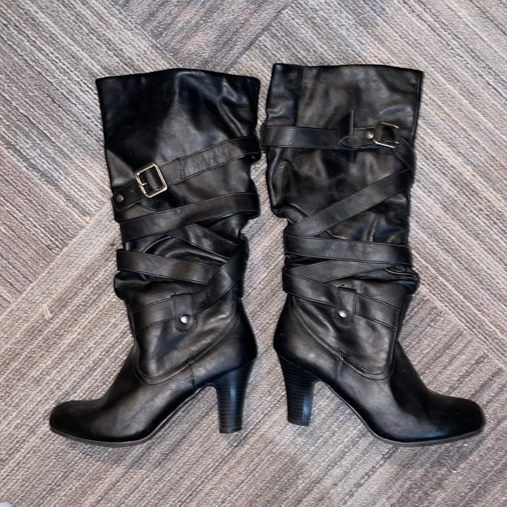 Black boots